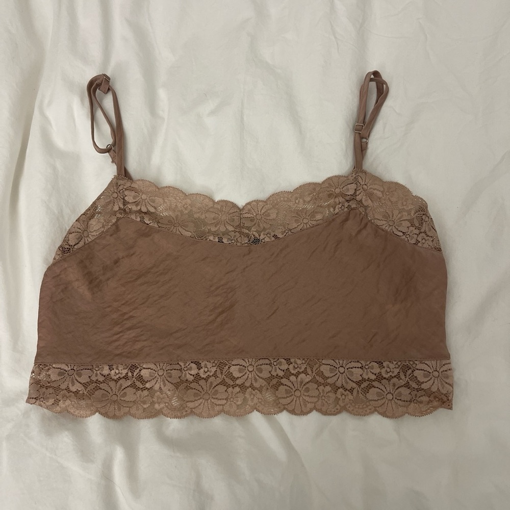 Brandy Melville Lace Cropped Cami